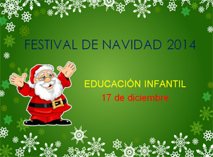 Festival Navidad E. Infantil 2014